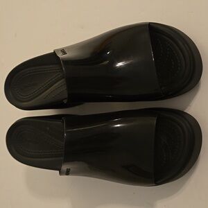 LiteRide By CROCS Black Slide Sandals 10